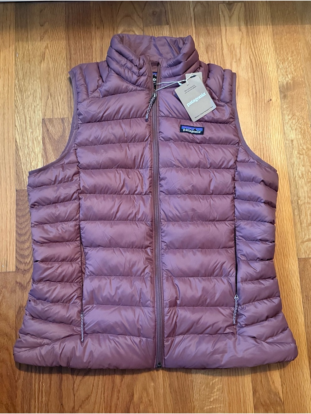Patagonia Down Sweater Vest Women’s Large Dulse Mauve
